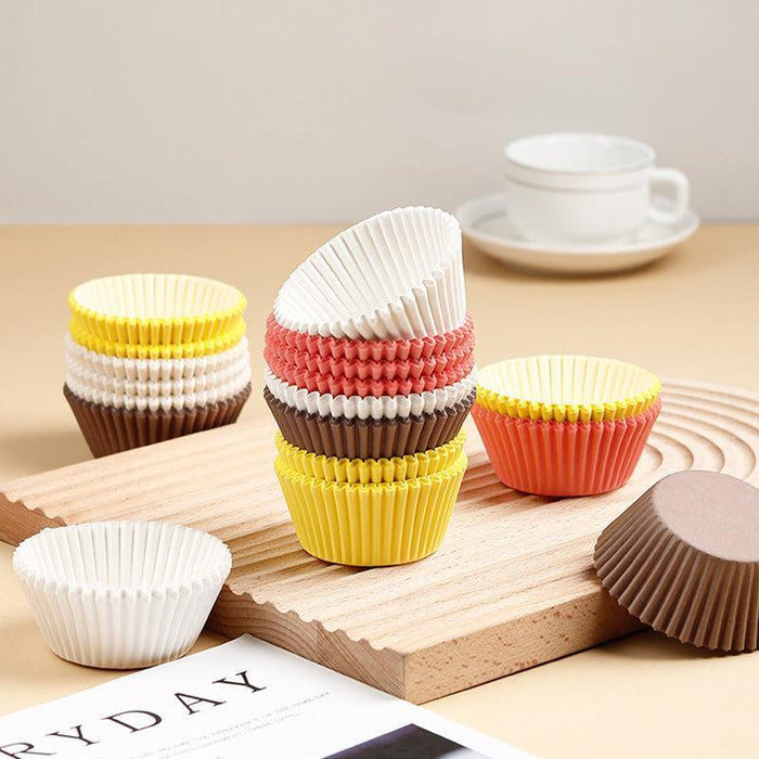 1000PCS Muffin Cases Liners Coloured Cake Boards Baking Patty Pan Cupcake Case