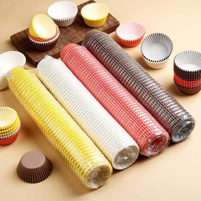 1000PCS Muffin Cases Liners Coloured Cake Boards Baking Patty Pan Cupcake Case