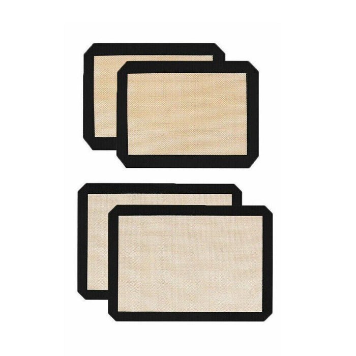 Non-Stick Silicone Baking Mat, Reusable Cookie Pad, Rolling Dough Mat