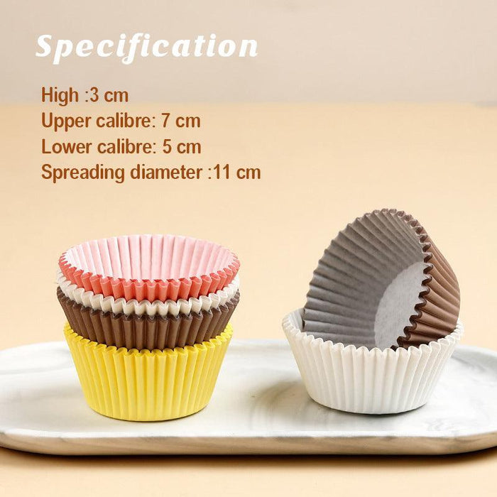 1000PCS Muffin Cases Liners Coloured Cake Boards Baking Patty Pan Cupcake Case