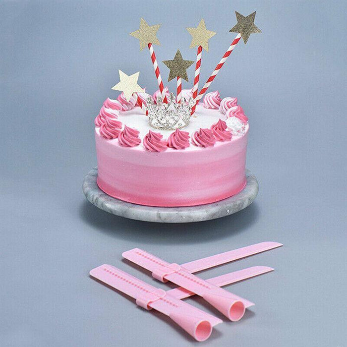 Adjustable Fondant Cake Scraper Smoother Food-Grade Plastic 23.5 x 20.5 cm