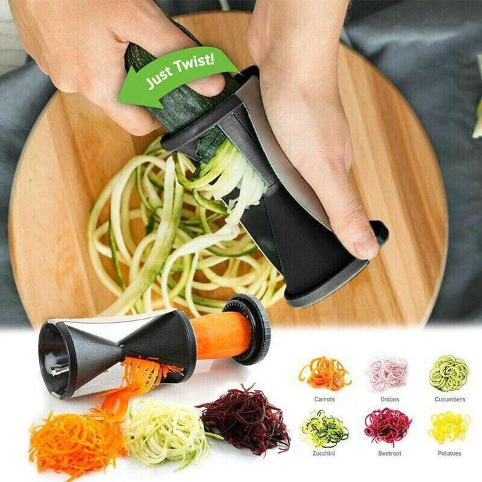 Multifunctional Kitchen Shredder Stainless Steel Vegetable Spiral Cutter