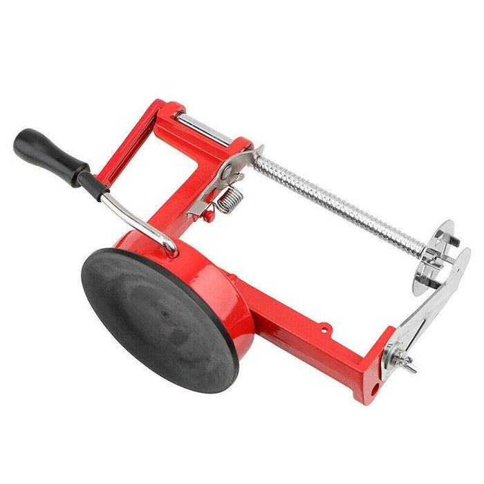 Manual Potato Spiral Slicer Alloy Vegetable Cutter with Suction Base