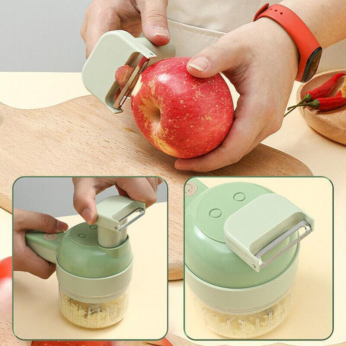 4-in-1 Handheld Electric Food Chopper USB Rechargeable 1500 mAh ABS PP PC