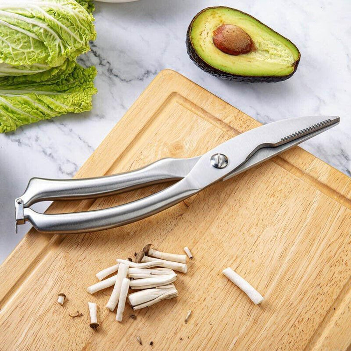 Stainless Steel Kitchen Scissors Heavy-Duty Poultry Shears with Safety Lock