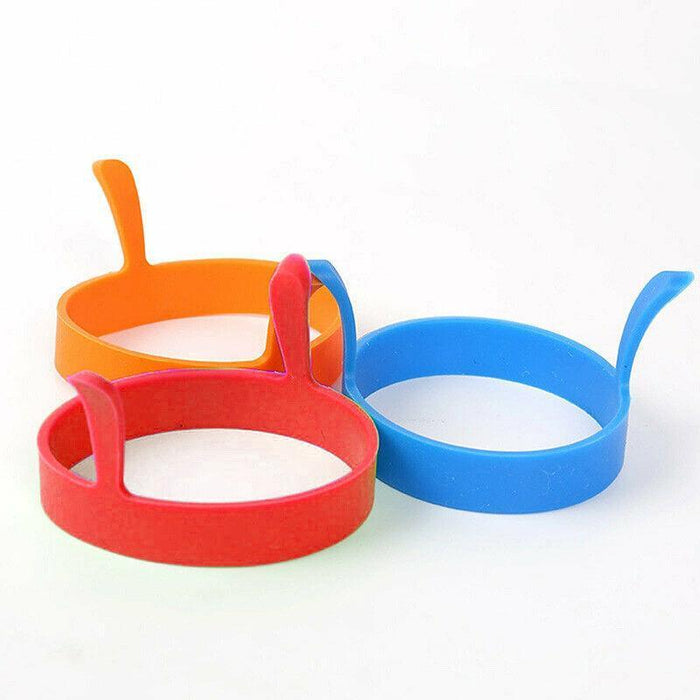 PCS Silicone Egg Poacher Moulds Round Ring (Random Colours)