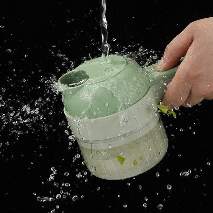 4-in-1 Handheld Electric Food Chopper USB Rechargeable 1500 mAh ABS PP PC