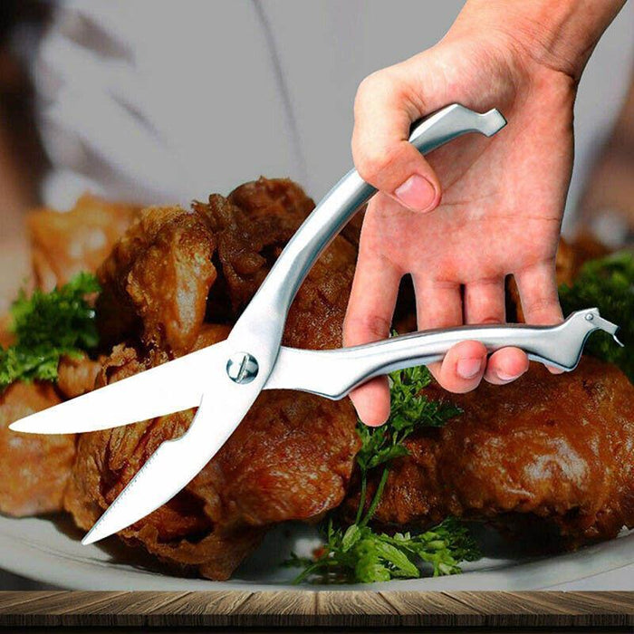 Stainless Steel Kitchen Scissors Heavy-Duty Poultry Shears with Safety Lock