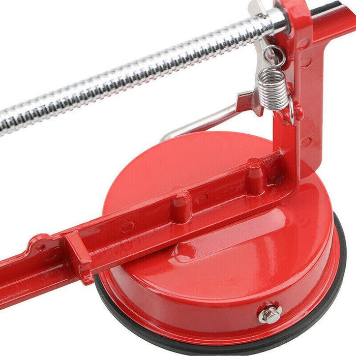 Manual Potato Spiral Slicer Alloy Vegetable Cutter with Suction Base