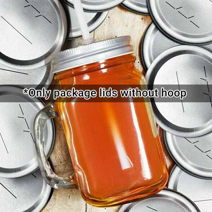 Regular Mouth Mason Jar Canning Lids 12PCS BPA-Free Airtight Covers