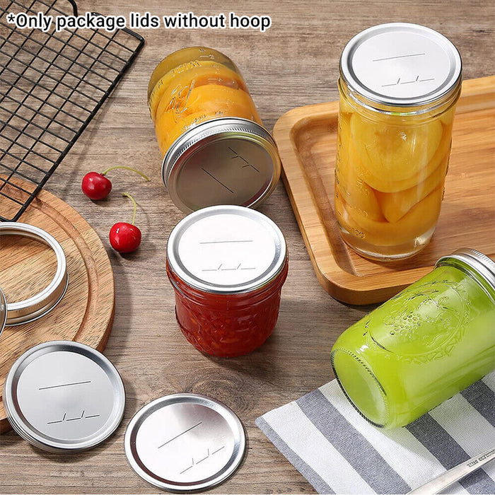Regular Mouth Mason Jar Canning Lids 12PCS BPA-Free Airtight Covers