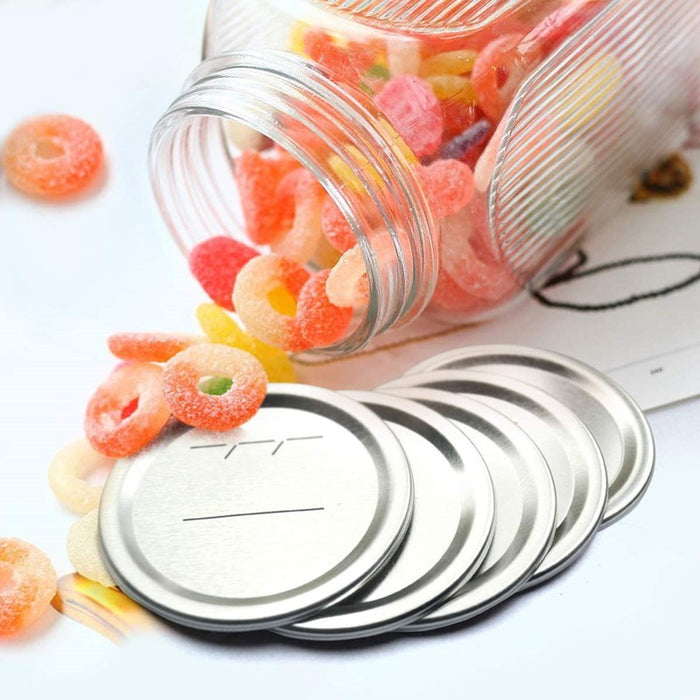 Regular Mouth Mason Jar Canning Lids 12PCS BPA-Free Airtight Covers