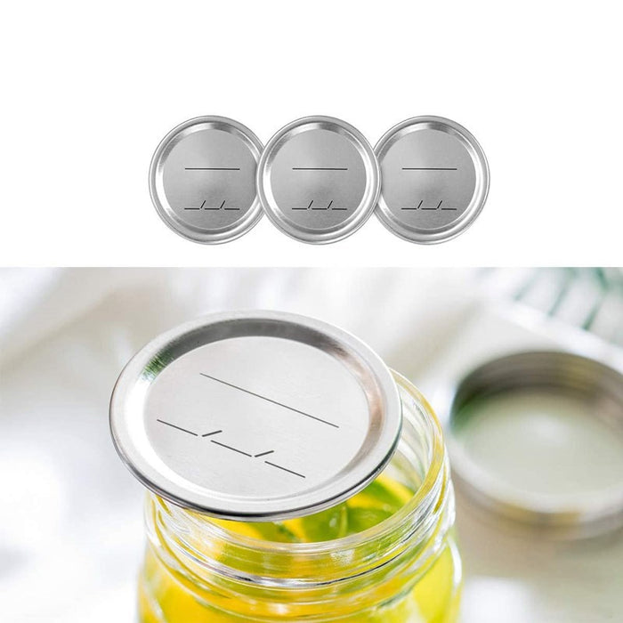 Regular Mouth Mason Jar Canning Lids 12PCS BPA-Free Airtight Covers