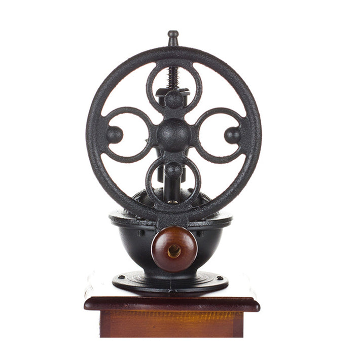 Wooden Manual Coffee Grinder Retro Cast Iron Coffee Mill