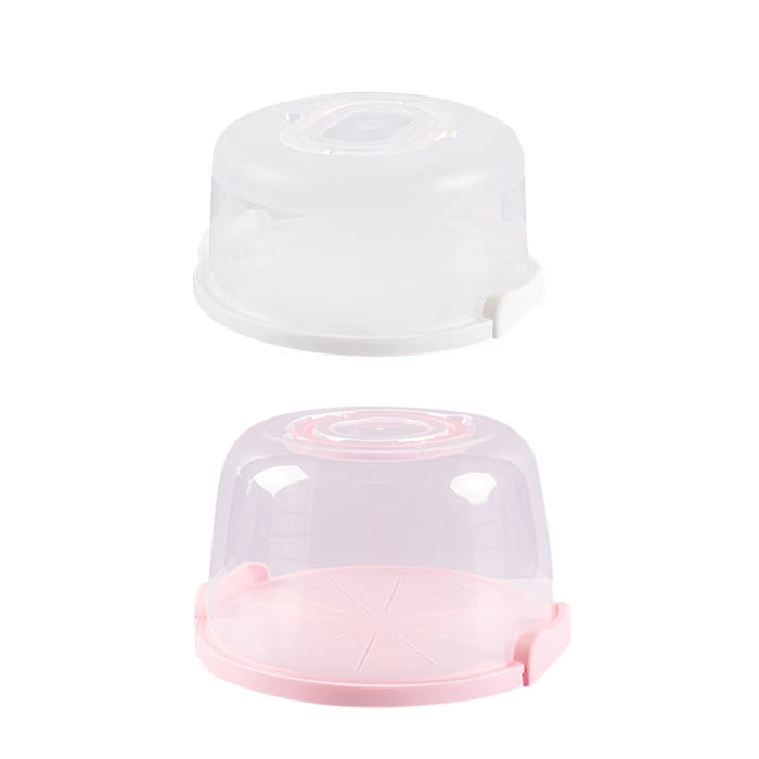 Reusable Plastic Cupcake Carrier Box – Transparent Cake Container with Handle