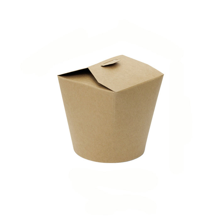Portable Kraft Paper Lunch Box, 26oz