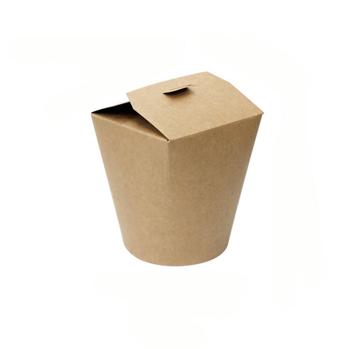Portable Kraft Paper Lunch Box, 32oz, 50 pack