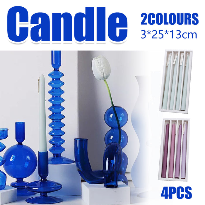 4pcs Scented Candle, Romantic Candlelight Dinner Candles,