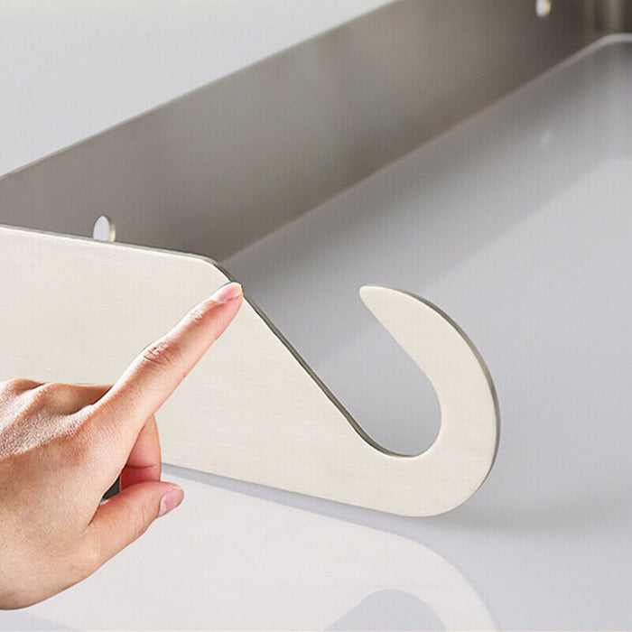 Stainless Steel Paper Towel Holder Wall Mounted Rack