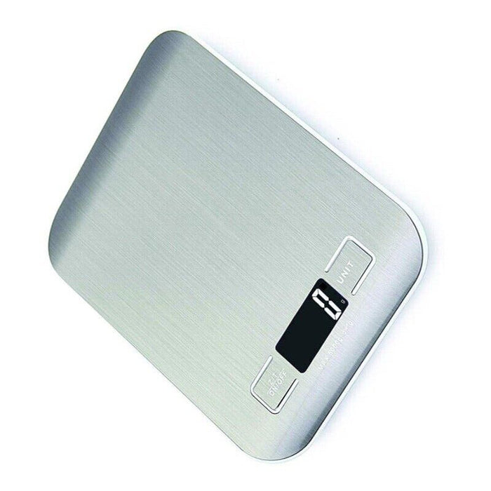 Digital Kitchen Scale 5kg Stainless Steel Surface with LCD Display
