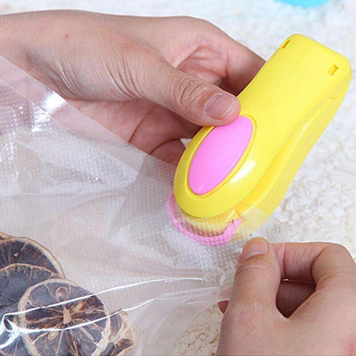 Mini Portable Heat Sealer Bag Resealer ABS Material Magnetic Design