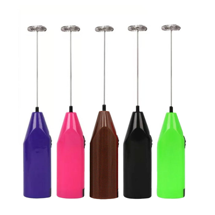 Stainless Steel Handheld Milk Frother Electric Whisk for Coffee Drinks