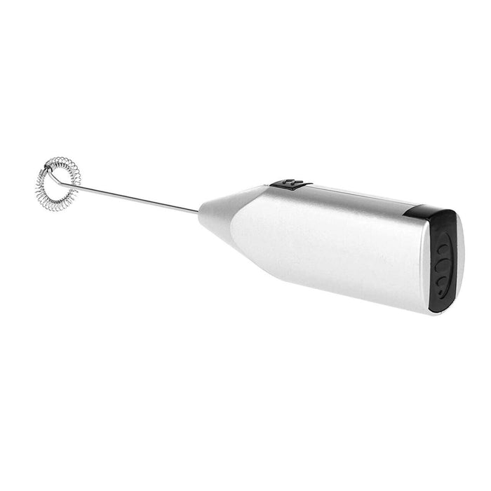 Stainless Steel Handheld Milk Frother Electric Whisk for Coffee Drinks