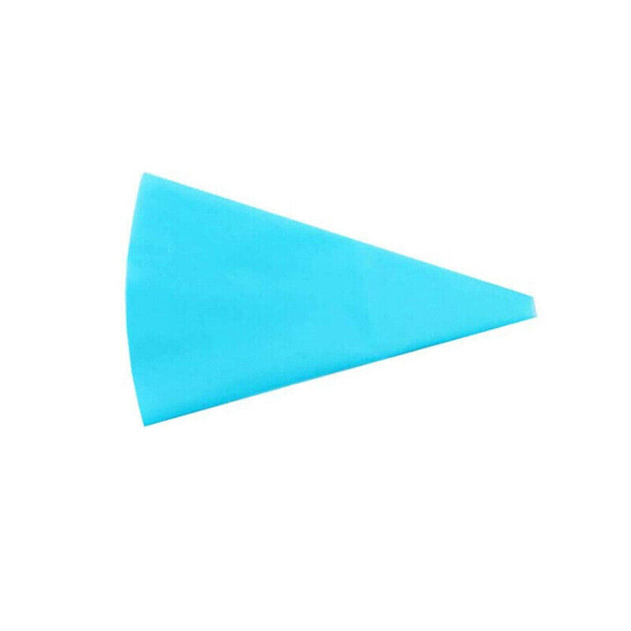 2 Pcs Reusable Silicone Pastry Bags Blue 10 to 20 Inch