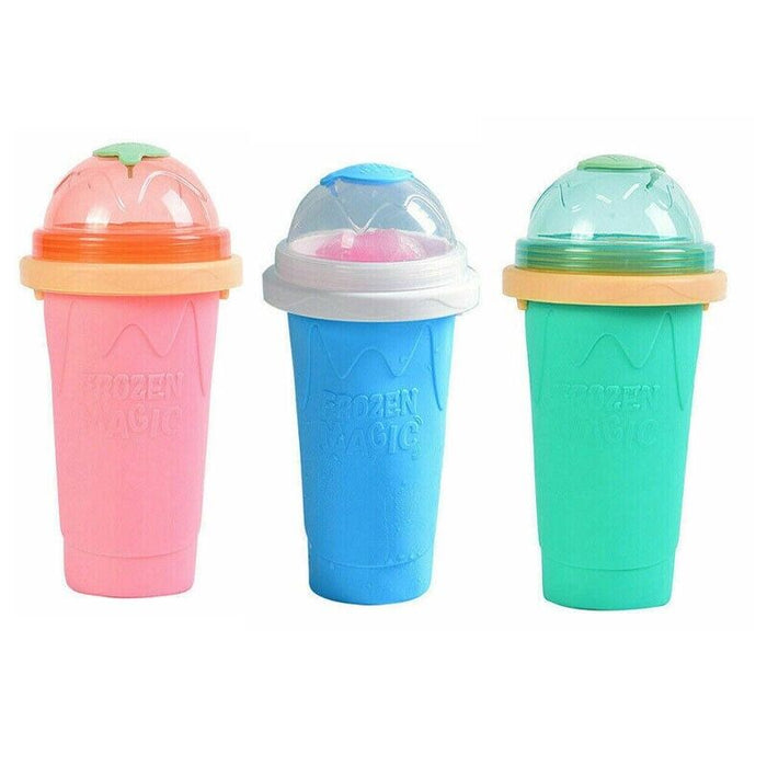 Slushie Maker Cup Quick Freeze Silicone Magic Ice Cream Milkshake Cup