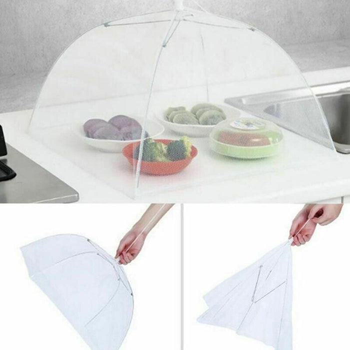 6pcs Pop Up Mesh Food Covers Umbrella Net Tent for Outdoor Dining