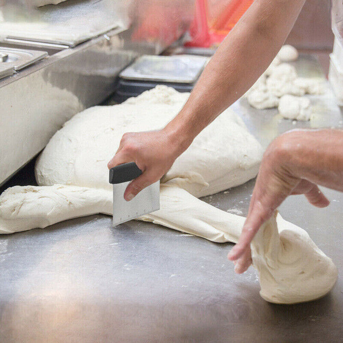 Stainless Steel Dough Scraper Pastry Cutter with Scale for Baking Use