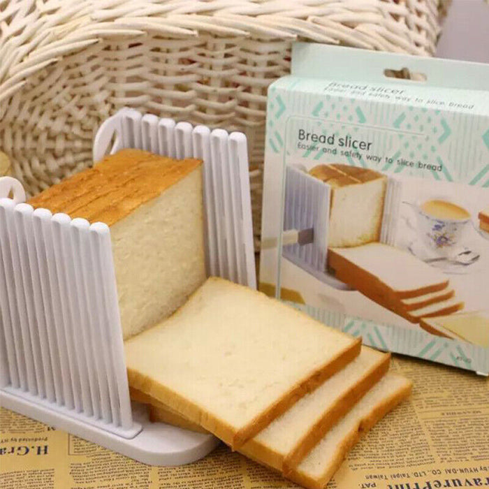 Bread Slicer Cutting Guide ABS Toast Cutter Mold for Kitchen Use