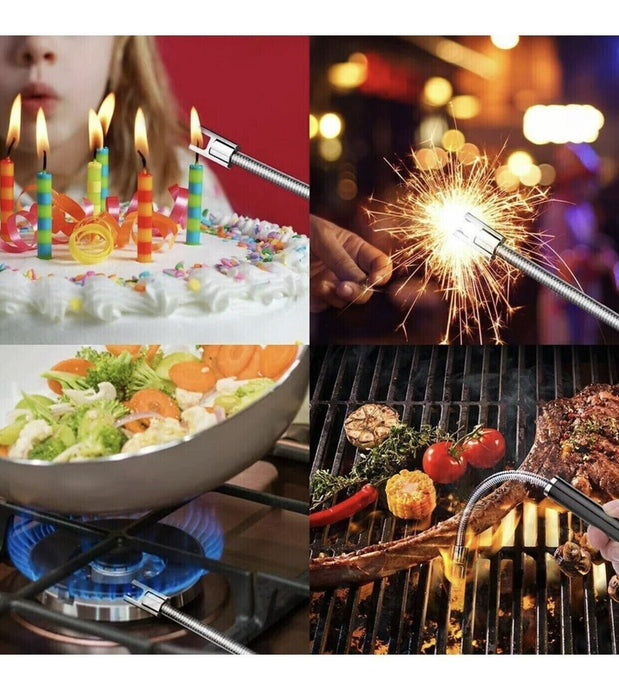 USB Rechargeable Plasma Arc Lighter with 360° Flexible Neck