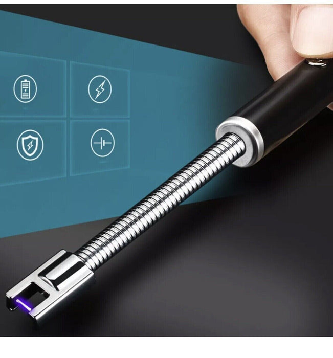 USB Rechargeable Plasma Arc Lighter with 360° Flexible Neck
