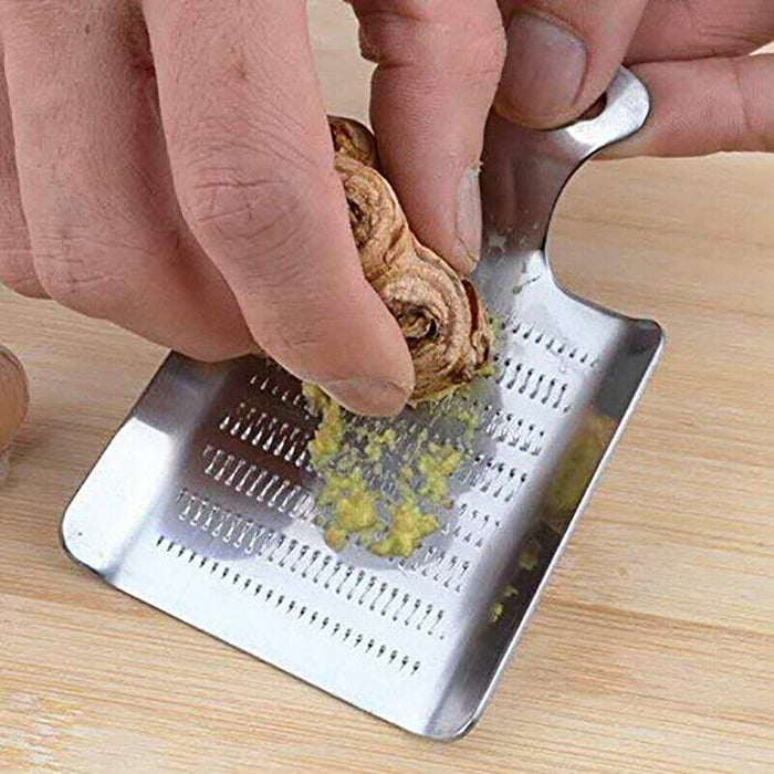 Stainless Steel Garlic Ginger Grater Fine Grinding Kitchen Tool