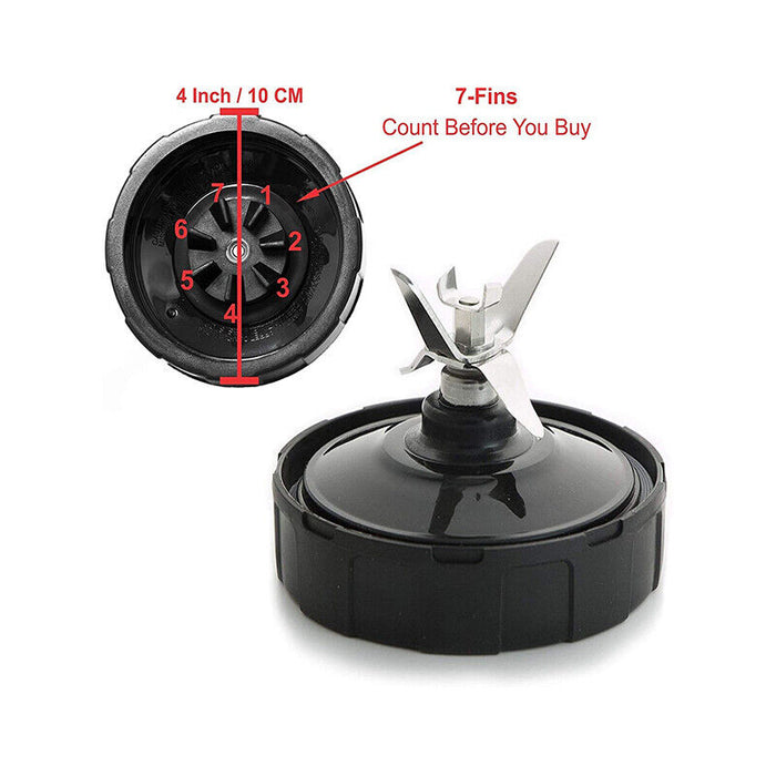 7-Fin Replacement Extractor Blade for Nutri Ninja Auto IQ Blenders