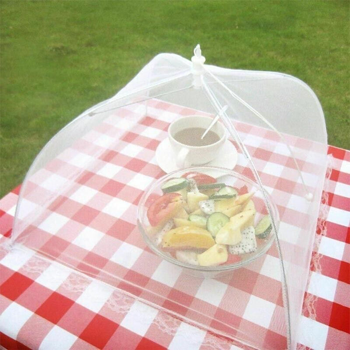 6pcs Pop Up Mesh Food Covers Umbrella Net Tent for Outdoor Dining
