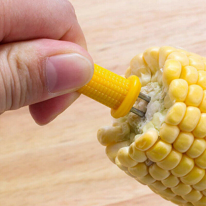 10pcs Corn Cob Holders Skewers Barbecue Fork BBQ Kitchen Accessories