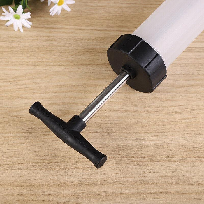 Manual Sausage Stuffer Maker PP Food-Grade Funnel Kit with 3 Nozzles