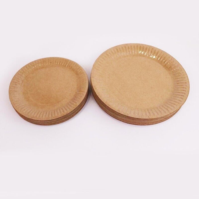 Paper Plates for Dinner and Dessert 18cm 20cm