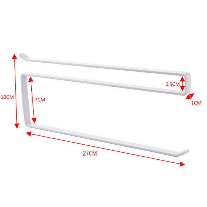 Under Cabinet Paper Towel Holder Iron Rack Drill Free Hanger