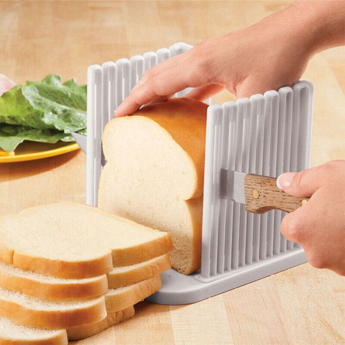 Bread Slicer Cutting Guide ABS Toast Cutter Mold for Kitchen Use