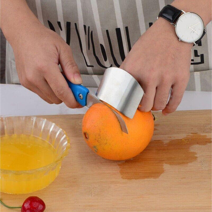 Stainless Steel Finger Protector, One Size Fits Most, Fruit & Vegetable Tool