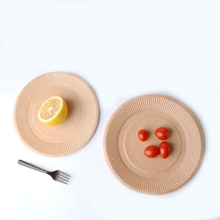 Paper Plates for Dinner and Dessert 18cm 20cm