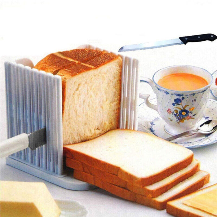 Bread Slicer Cutting Guide ABS Toast Cutter Mold for Kitchen Use