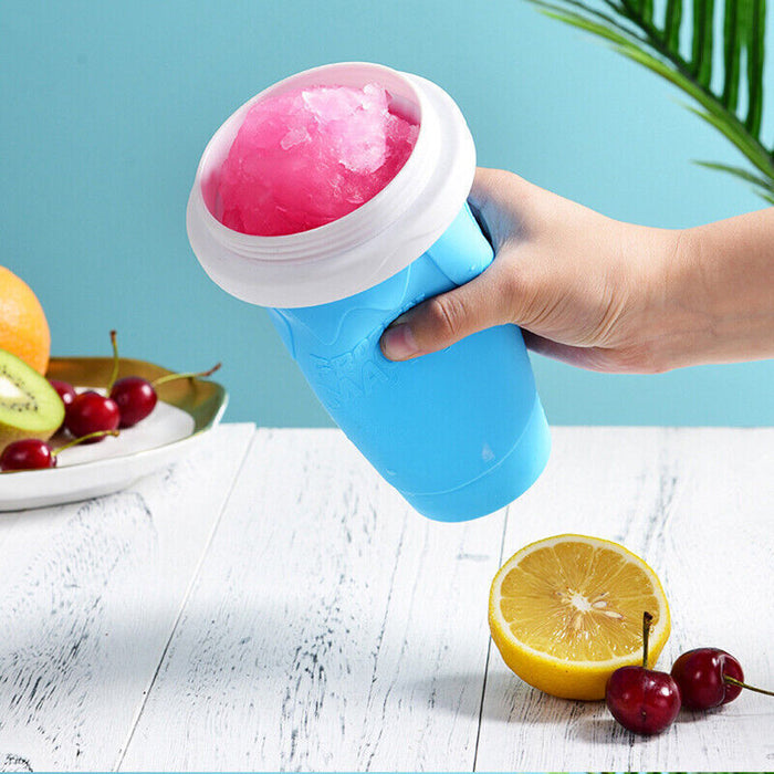 Slushie Maker Cup Quick Freeze Silicone Magic Ice Cream Milkshake Cup