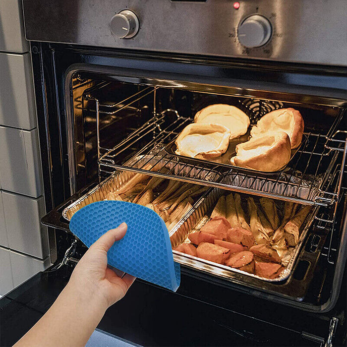 2PCS Silicone Pot Holder, Non-Slip Heat Resistant