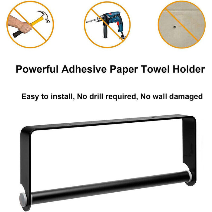 Stainless Steel Paper Towel Holder Wall Mounted Rack
