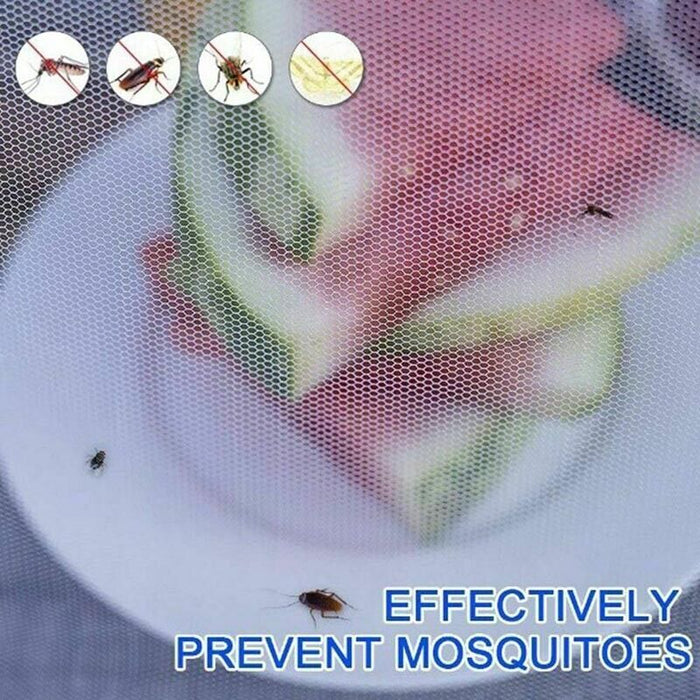 6pcs Pop Up Mesh Food Covers Umbrella Net Tent for Outdoor Dining