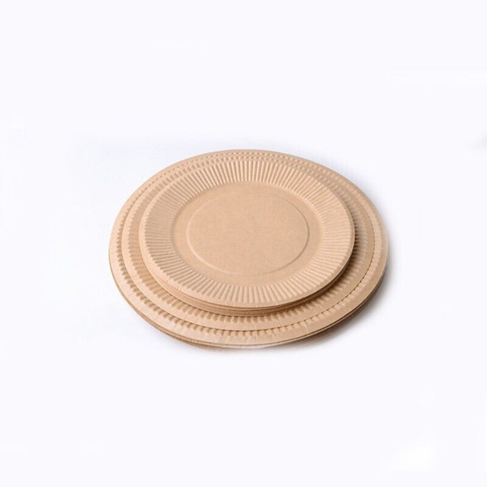 Paper Plates for Dinner and Dessert 18cm 20cm